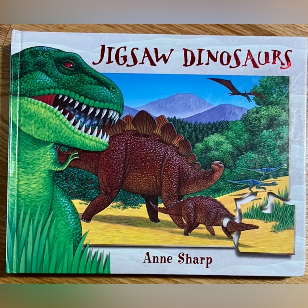 Dinosaur Jigsaw Puzzle Book - Anne Sharp